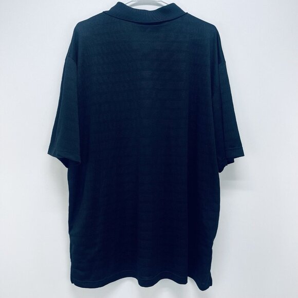 COPY - PGA TOUR Airflux Polo Shirt Size XXL Men’s Black Short Sleeve Button - Picture 7 of 7